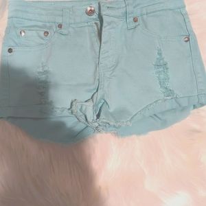baby blue Jean shorts these are vintage